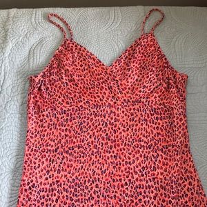 DVF slinky spaghetti strap dress